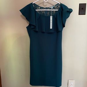 Teal blue dress